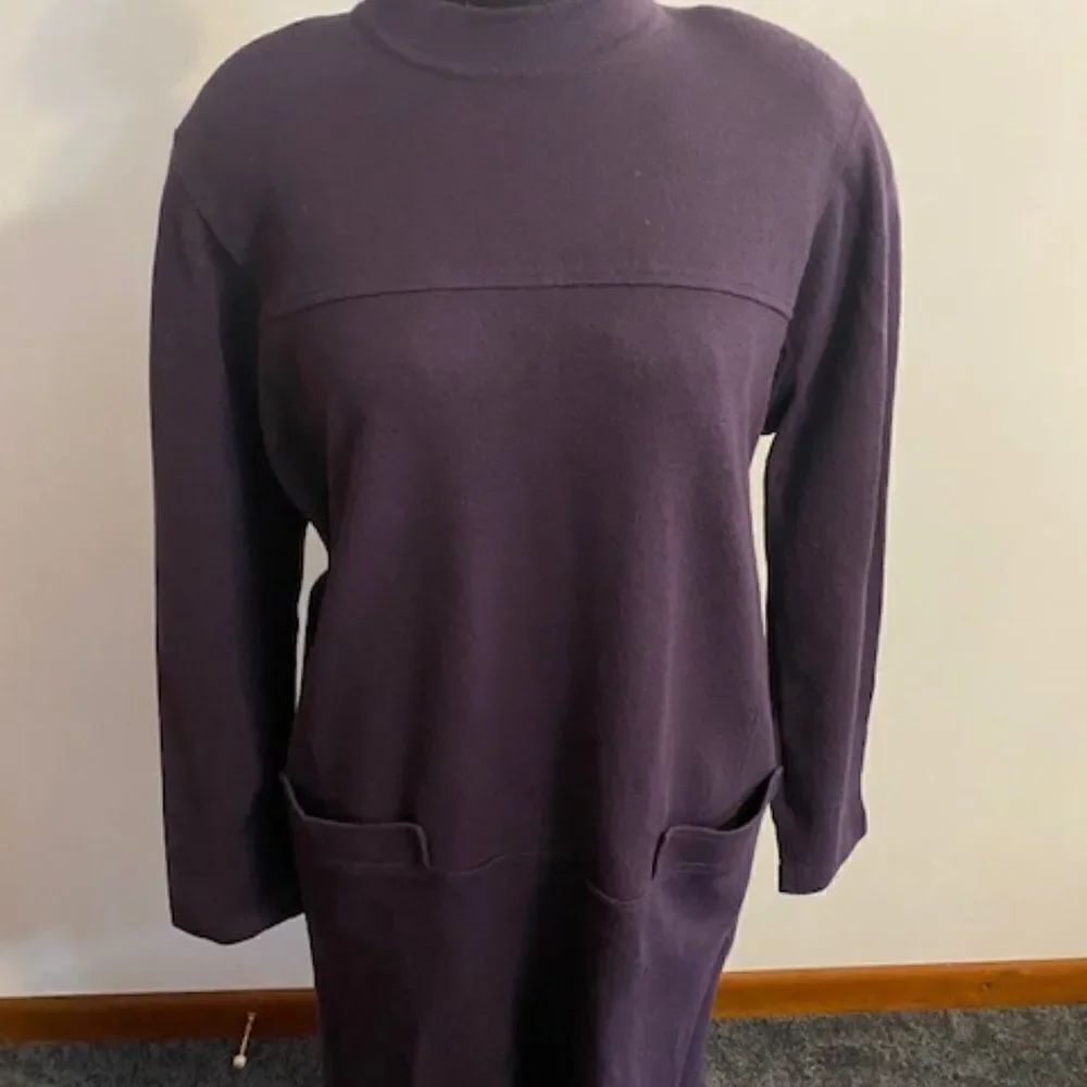 Evan Picone Vintage Purple Pocket dress, size 3X